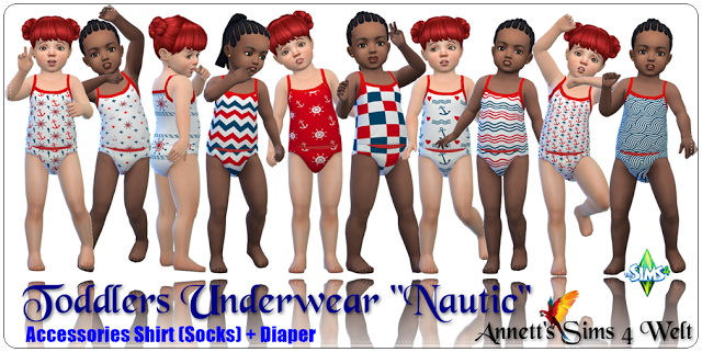 Sims 4 Toddlers Nautic at Annett’s Sims 4 Welt