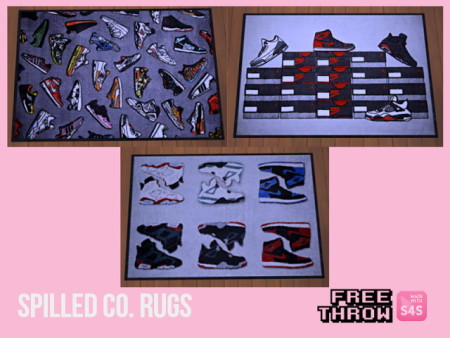 Sneakers rugs at CC-freethrow