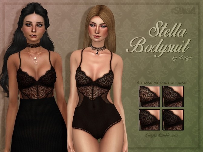 Sims 4 Stella Bodysuit at Trillyke