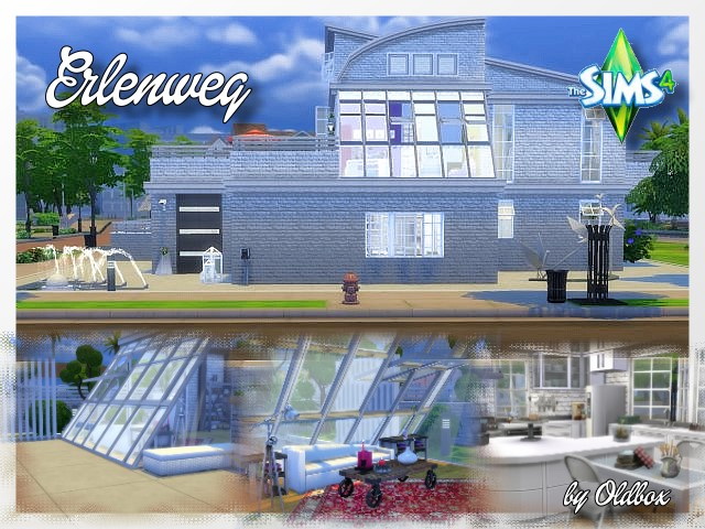 Sims 4 Erlenweg house by Oldbox at All 4 Sims