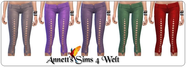 Sims 4 Vampire Leggings Nr. 02 at Annett’s Sims 4 Welt