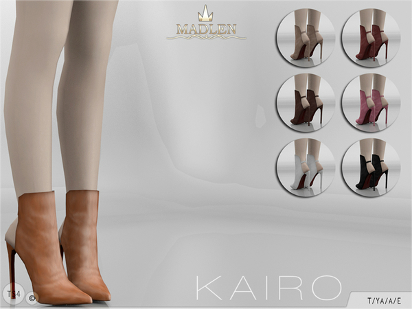 Sims 4 Madlen Kairo Boots by MJ95 at TSR