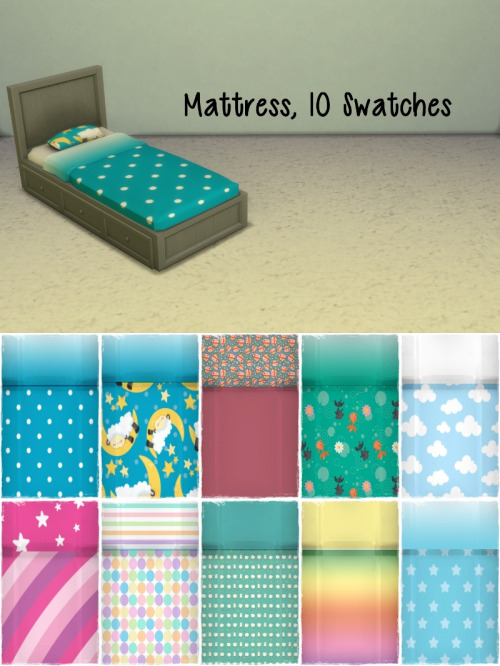 Sims 4 RC Toddler Bed at ChiLLis Sims