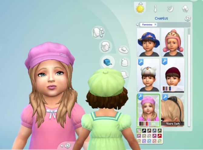 Sims 4 Puffy Cap Conversion at My Stuff