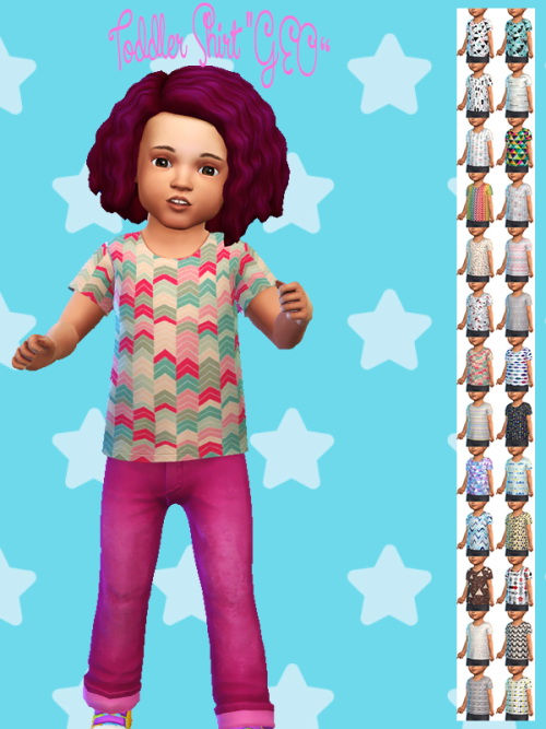 Sims 4 GEO Toddler Shirt at ChiLLis Sims