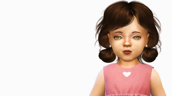 Sims 4 Newsea Papaya Hair Toddler Version at Simiracle