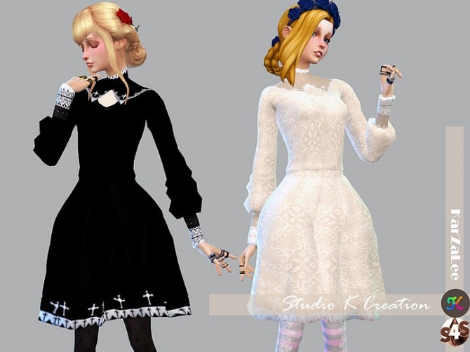 Sims 4 Darksouls Tina dress at Studio K Creation