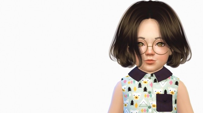 Sims 4 Anto Thorns Hair Toddler Version at Simiracle