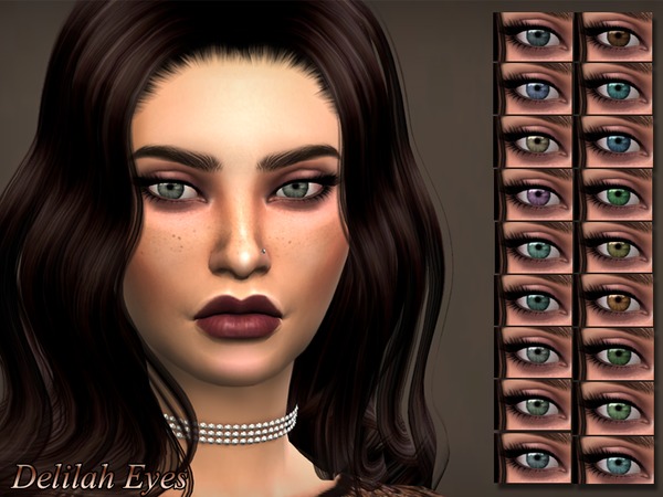 Sims 4 Delilah Eyes Non Default by Kitty.Meow at TSR