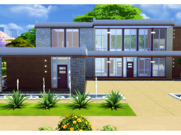 Sims 4 Mahavira house by Degera at TSR