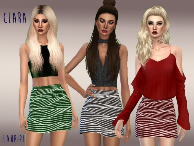 Sims 4 Blanca & Clara skirts at Laupipi