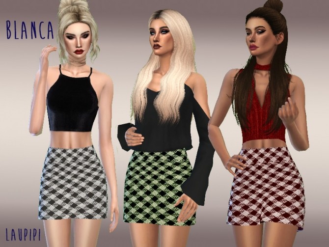 Sims 4 Blanca & Clara skirts at Laupipi