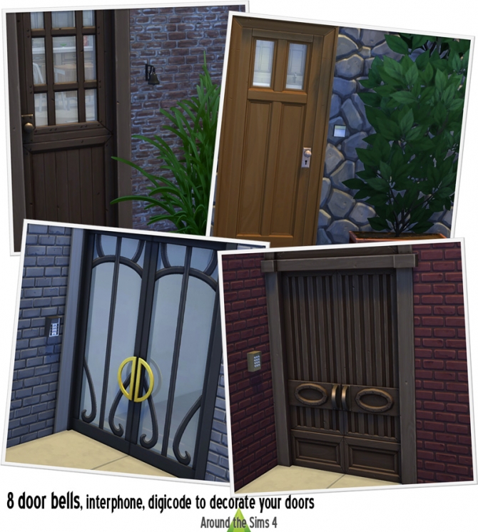 Door Bells & digicode, interphone at Around the Sims 4 » Sims 4 Updates