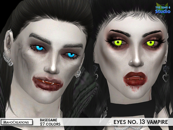 Sims 4 Eyes No.13 Vampire by MahoCreations at TSR