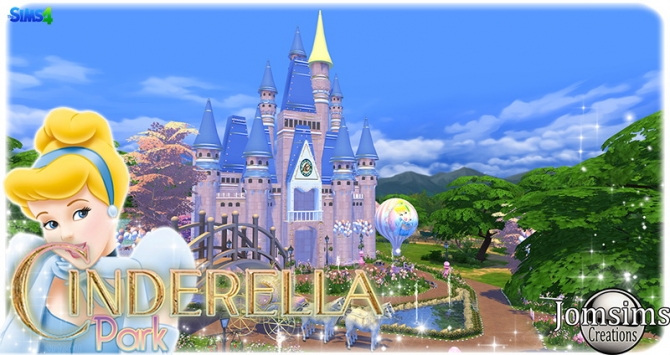 Cinderella park at Jomsims Creations » Sims 4 Updates