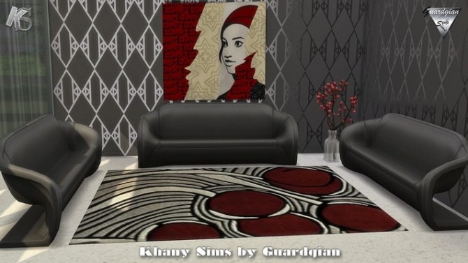 Sims 4 SURYA rugs by Guardgian at Khany Sims
