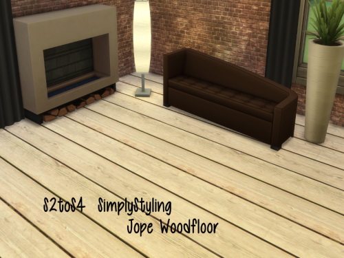 Sims 4 S2 to S4 Simply Styling Jope Woodfloor at ChiLLis Sims