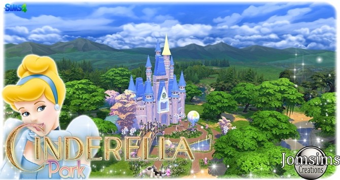 Sims 4 Cinderella park at Jomsims Creations