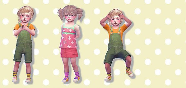 Toddler Pose 02 At A Luckyday Sims 4 Updates