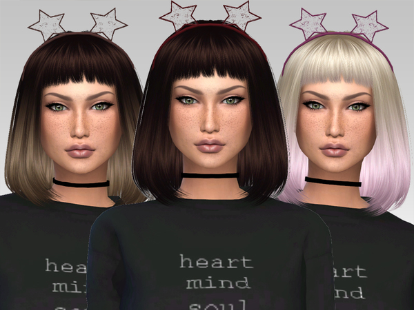 Sims 4 Star Lace Headband by GrafitySims at TSR