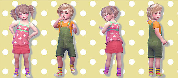 Sims 4 Toddler Pose 02 at A luckyday