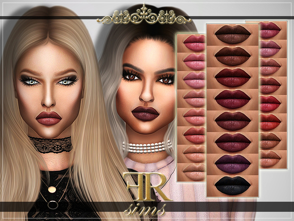 Sims 4 FRS Lipstick N22 by FashionRoyaltySims at TSR