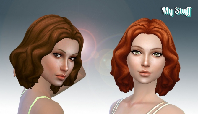 Barbara Hair at My Stuff » Sims 4 Updates