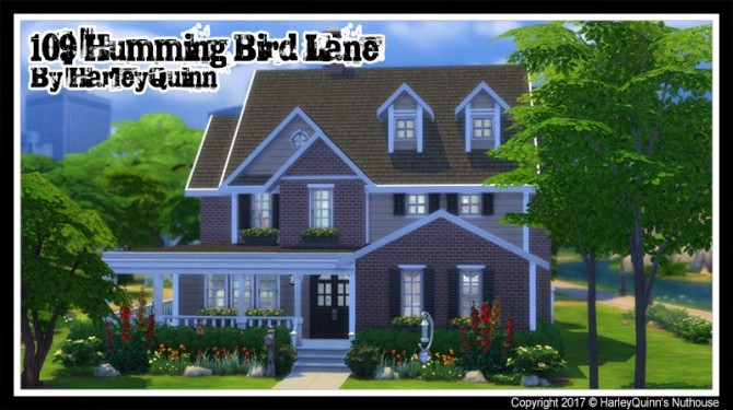 Sims 4 109 Humming Bird Lane at Harley Quinn’s Nuthouse