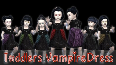 Toddlers Vampire Dress at Seger Sims