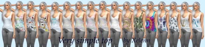 Sims 4 Very simple top at Xelenn