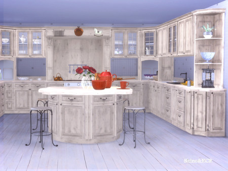 French Country Kitchen by ShinoKCR at TSR » Sims 4 Updates