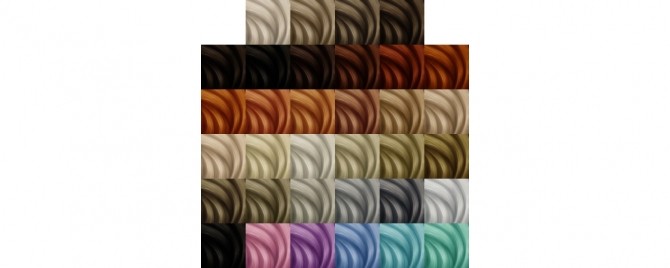 Sims 4 Chocolatemuffintops Astral hair recolors at Deeliteful Simmer