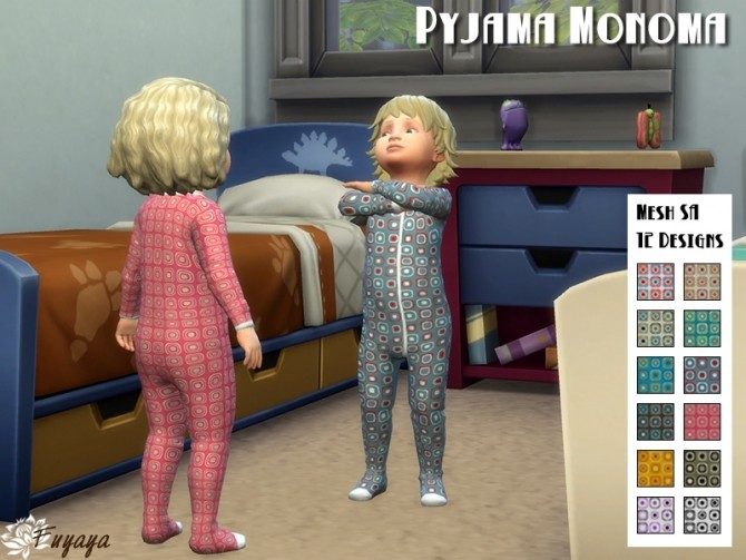 Sims 4 Monoma pajama by Fuyaya at Sims Artists