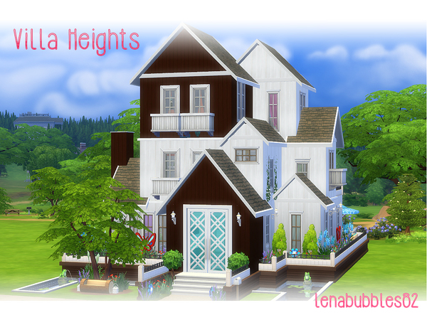 Sims 4 Villa Heights No CC by lenabubbles82 at TSR