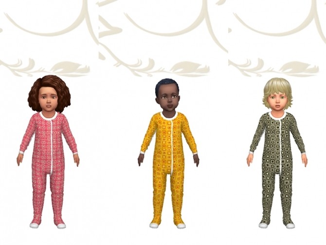 Sims 4 Monoma pajama by Fuyaya at Sims Artists