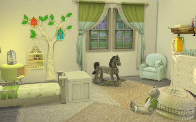 Sims 4 Nursery by Bloup at Sims Artists