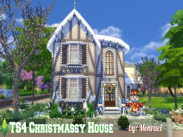 Sims 4 Christmassy House by Monraelis12 at TSR