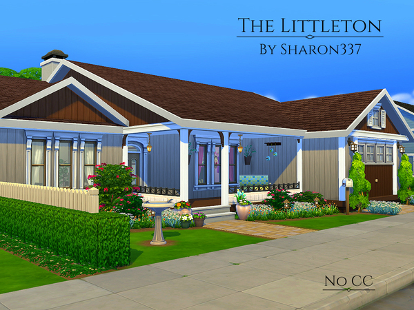 Sims 4 The Littleton house by sharon337 at TSR