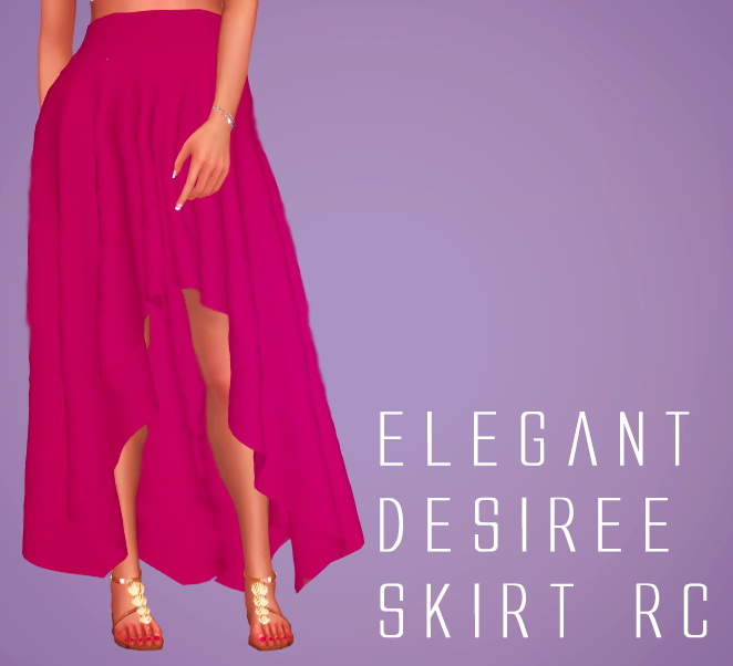 Sims 4 Elegant Desiree Skirt RC by Sympxls at SimsWorkshop
