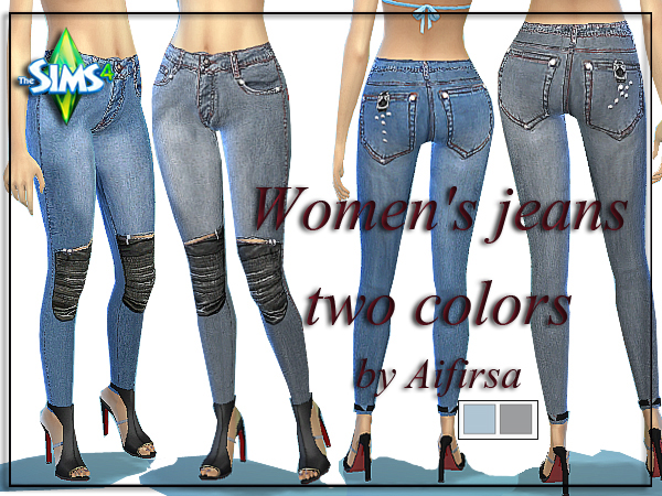 Sims 4 Jeans by Aifirsa at Lady Venera