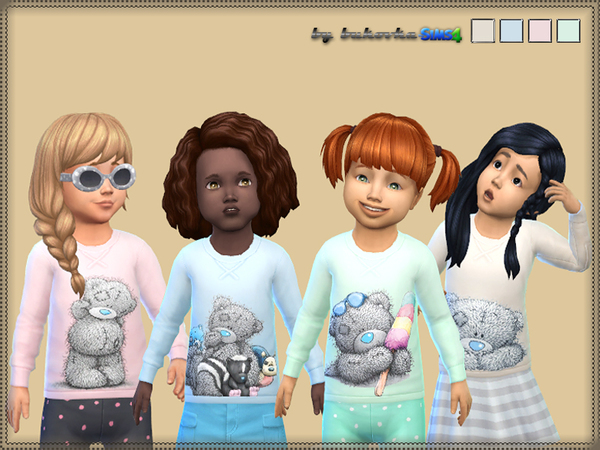 Sims 4 Teddy Sweater by Bukovka at TSR