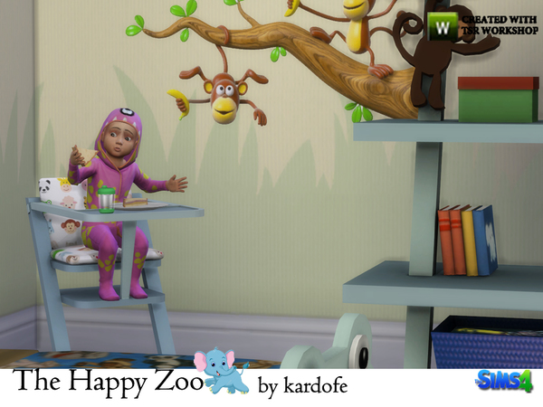 Sims 4 The Happy Zoo kidsroom by kardofe at TSR