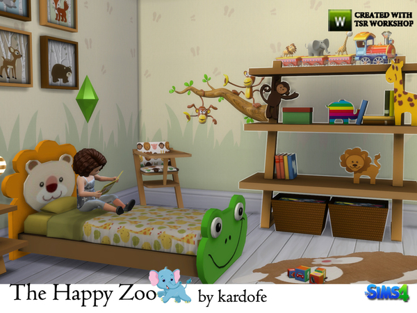 Sims 4 The Happy Zoo kidsroom by kardofe at TSR