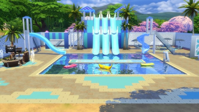 Sims 4 Super Splash Water Park by Snowhaze at Mod The Sims