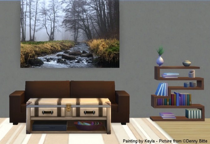 Sims 4 River Forest painting at Keyla Sims