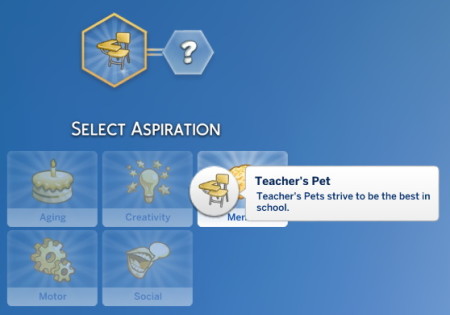 Teacher’s Pet Aspiration by jackboog21 at Mod The Sims