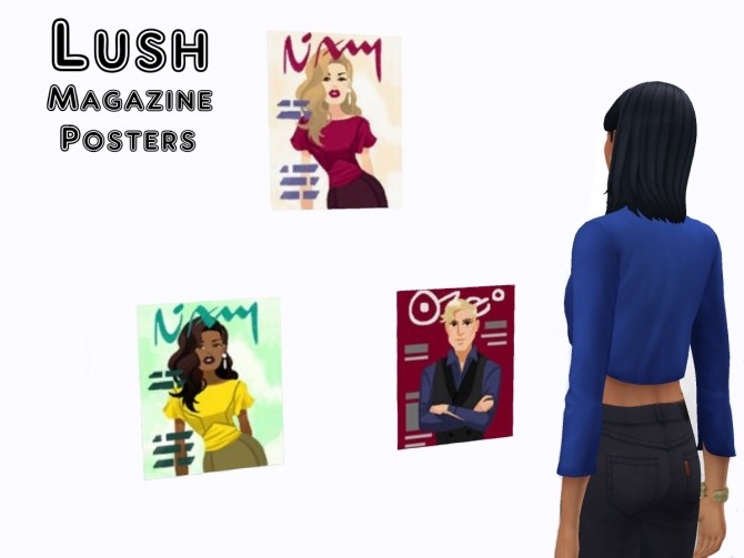 Sims 4 LUSH Magazine Posters by VentusMatt at Mod The Sims