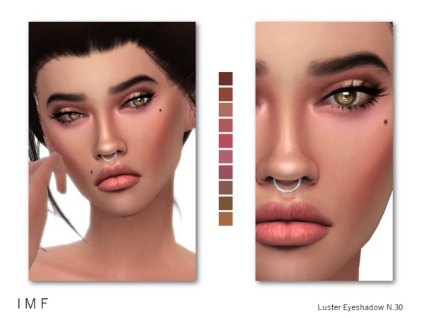 Sims 4 IMF Luster Eyeshadow N.30 by IzzieMcFire at TSR