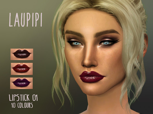 Sims 4 Lipstick 01 at Laupipi