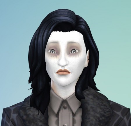 Simple white facepaint by SassymcSassafras at Mod The Sims